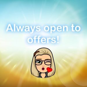 Open to all reasonable offers!